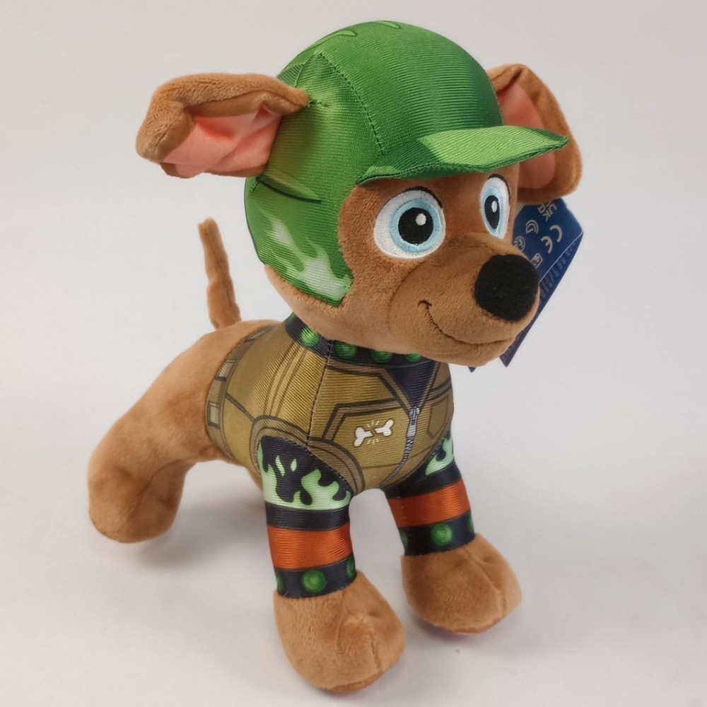 Paw Patrol Plush Puppy Dog Rocky Spin Master Disney Cartoon Pup Superhero